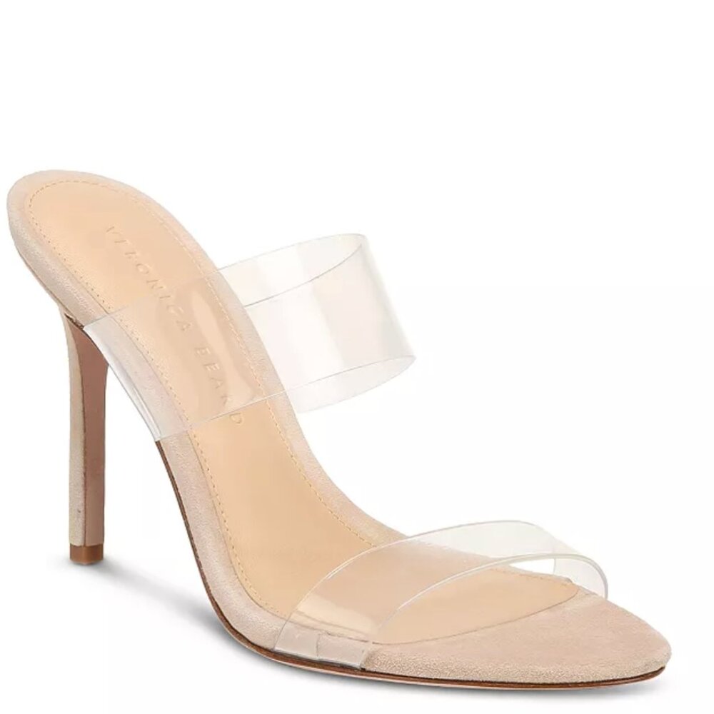 Veronica Beard Women's Asha Slip On High Heel Sandals US 8.5M